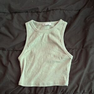 Zara Women's Olive Crop Top